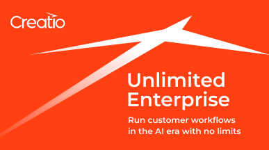 Creatio Introduces Unlimited Enterprise for the AI Era
