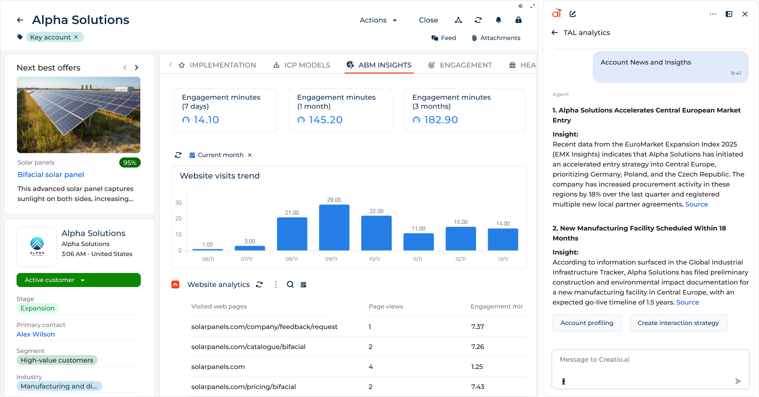 Opportunity Management feature in Creatio CRM