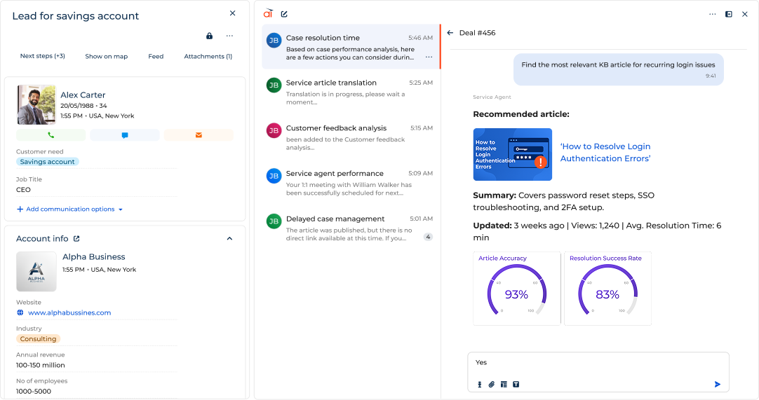 Customer Service & Case Management in Creatio CRM